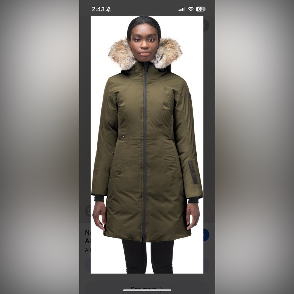 Nobis scout parka green XL